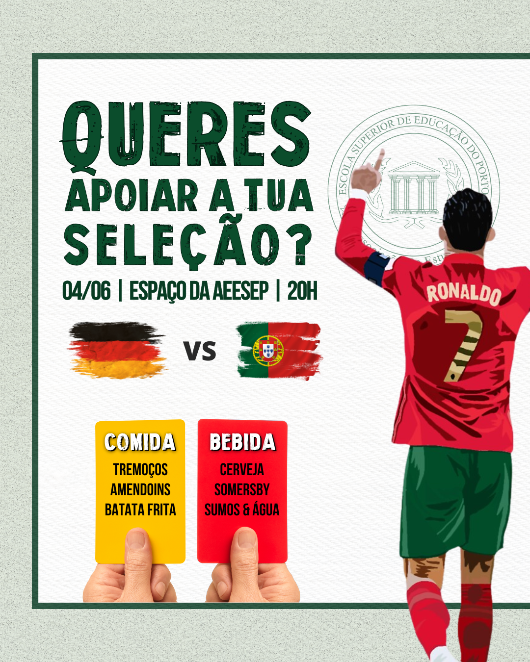 Vem apoiar a seleção 🇵🇹